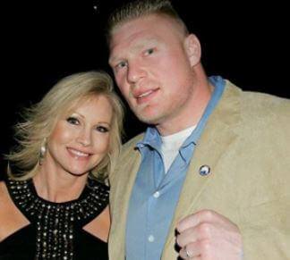 Nicole Mcclain ex-fiance Brock Lesnar with his spouse Sable.